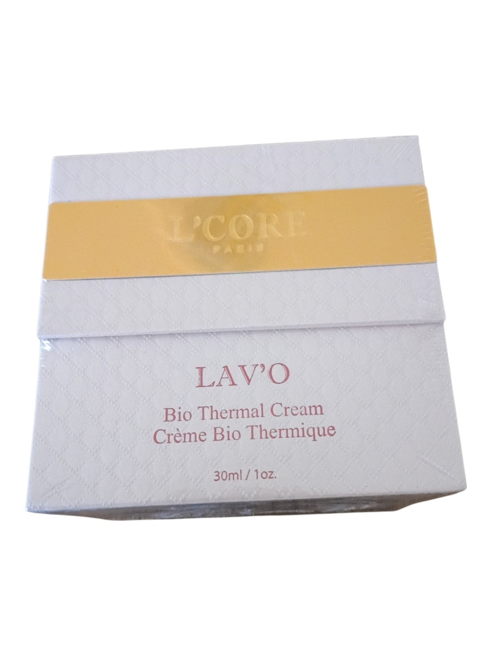 L'CORE Paris LAV'O Bio Thermal Cream 30ml/1oz. - New Sealed Box